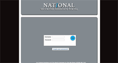 Desktop Screenshot of employee.nationalsecurities.com