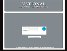 Tablet Screenshot of employee.nationalsecurities.com